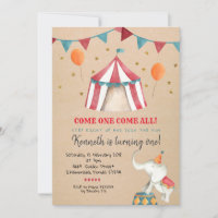 Vintage Carnival Circus Kid
