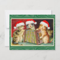 Vintage Christmas Cats