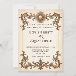 Invitación Vintage Classic Elegant Wedding Invitation