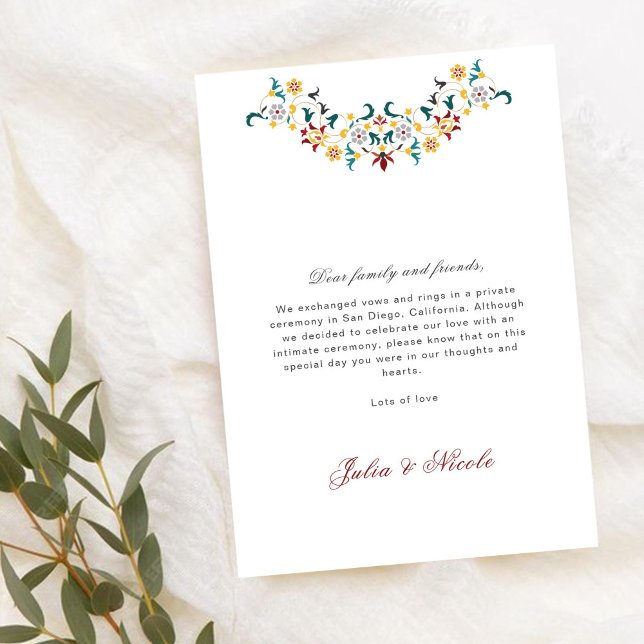 Invitación Vintage Classical Motif Wedding Announcement (Subido por el creador)