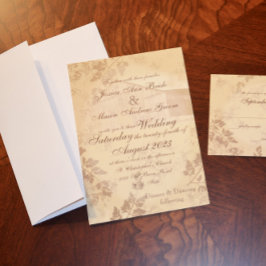 Invitación Vintage Country Barn Boda