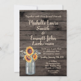 Invitación Vintage de Wood Barnyard