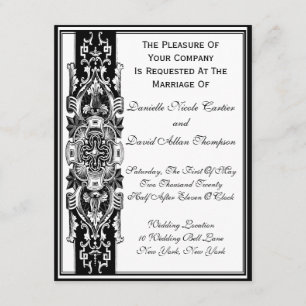 Invitación Vintage del Victorian