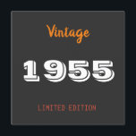 Invitación Vintage edición limitada de 1955 70th Birthday Gif<br><div class="desc">Vintage edición limitada de 1955 70th Birthday Gift</div>