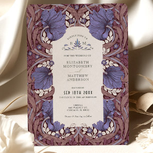 Invitación Vintage Elegance Lilac Pimpernel Boda