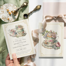 Vintage Elegant Tea Fiesta Bridal Shower