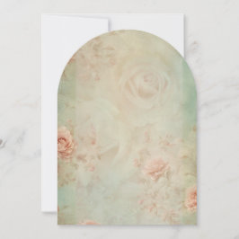 Invitación vintage flower