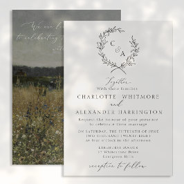 Invitación Vintage Foliage Wreath, Bella Artes