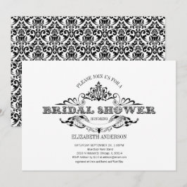 Invitación Vintage Frame Bridal Shower