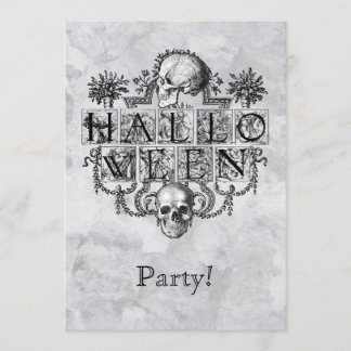 Invitación Vintage Halloween