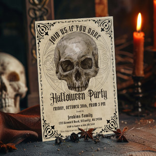Invitación Vintage Halloween Party