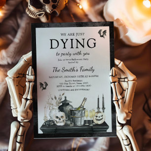 Invitación Vintage Halloween Party