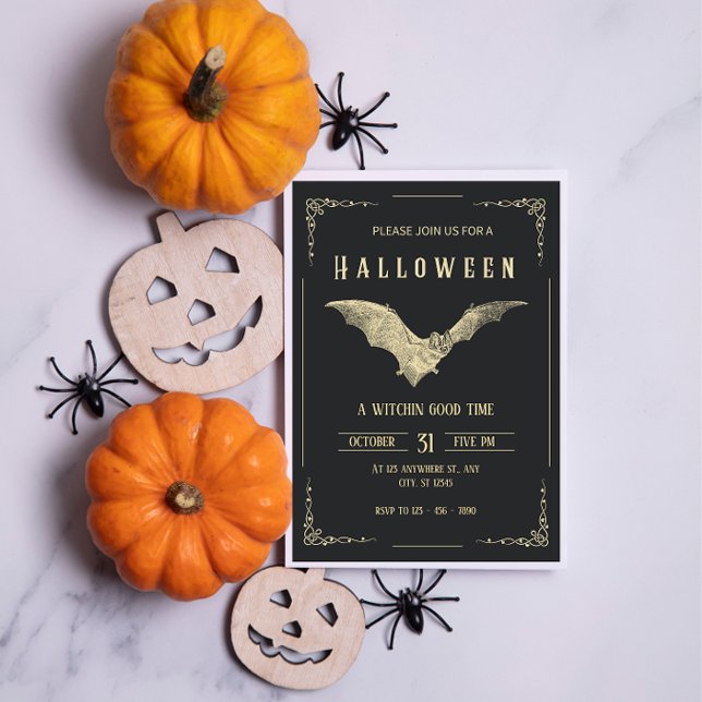 Invitación Vintage Halloween Party Flyer Template (Subido por el creador)