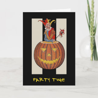 Invitación Vintage Halloween Party Invitado Con Sangriento Te