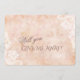 Invitación Vintage Lace Rosas Papel Viejo Que Me Dejas