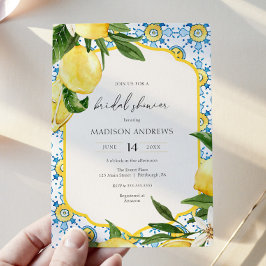 Invitación Vintage Lemon Bridal Shower