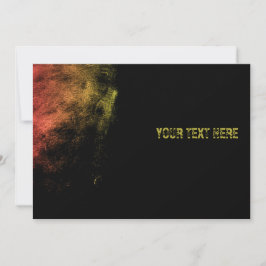 Invitación Vintage Monocrome Grunge Smudge Art