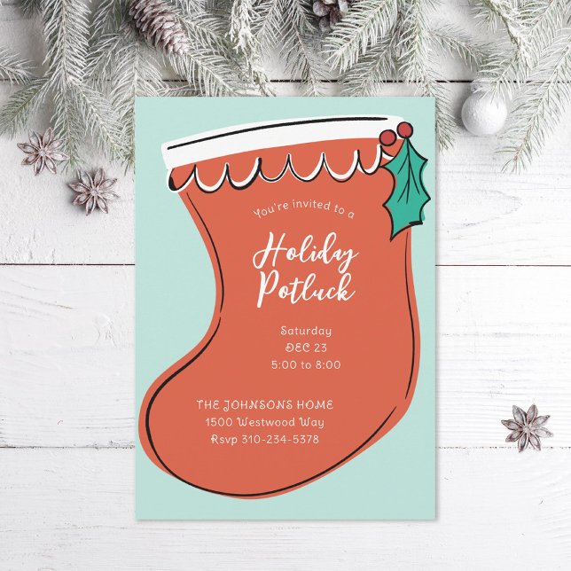 Invitación Vintage navidad (Subido por el creador)