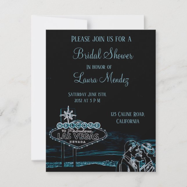 Invitación vintage pareja de enamorados (Anverso)