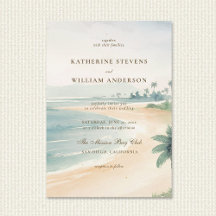 Vintage Patina Ocean Shoreline Elegant Wedding