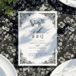 Invitación Vintage Rustic Pig I Do BBQ Casual Boda<br><div class="desc">Vintage Rustic Pig I Do BBQ Casual Boda</div>
