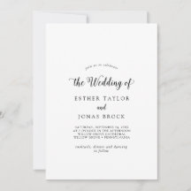 Vintage Script Front and Back the Boda de