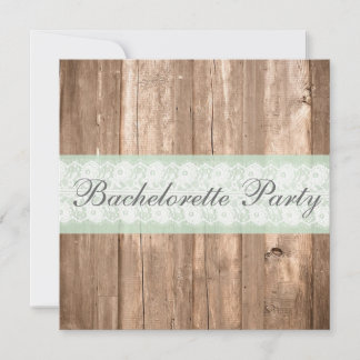 Invitación Vintage Shabby Chic Bachelorette