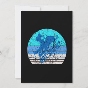 Invitación Vintage Snowmobling