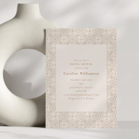 Vintage Soft Pink Vintage Damask Bridal Shower