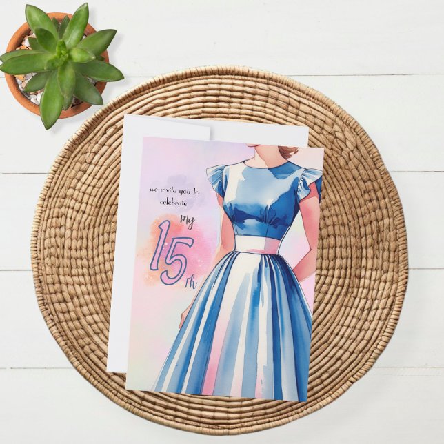Invitación Vintage Style Birthday Invitation Card (Subido por el creador)