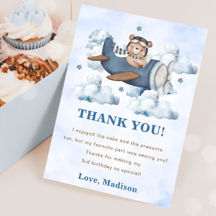 Invitación Vintage Travel Airplane Birday Party