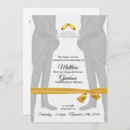 Invitación Vintage Two Grooms Gay Boda