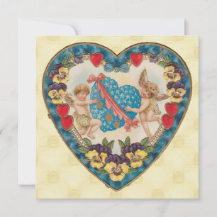 Invitación Vintage Valentine