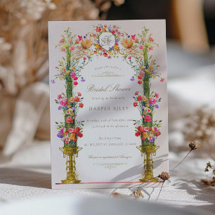 Invitación Vintage Victorian Bridal Shower