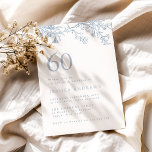 Invitación Vintage Victorian Elegant 60 cumpleaños<br><div class="desc">Vintage Victorian Elegant 60th Birthday Invitation Ver colección coincidente en nuestro Nicho y Nest Store</div>