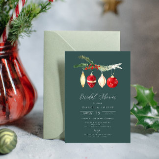 Invitación Vintage Water Ornament Bridal Shower