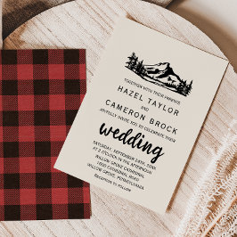 Invitación Vintage Wilderness | Boda de escúfalo
