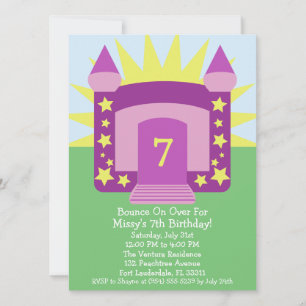 Invitación Violet Bance Sobre La Fiesta De Cumpleaños De La C
