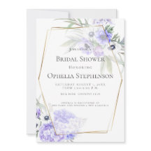 Violet Hydrangea y Anemone Floral Bouquet