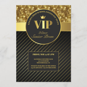 Invitación VIP a la fiesta de graduación