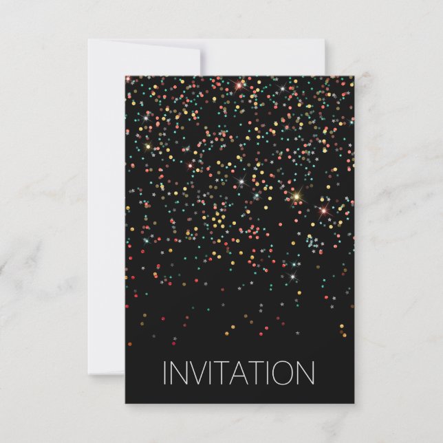 Invitación Vip a la fiesta de sorpresa de cumpleañ (Anverso)