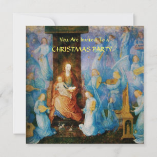 Invitación VIRGEN CON NIÑO - CONCIERTO DE ANGELS Champagne