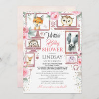 Invitación virtual a Baby Shower para animales de