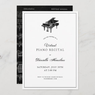 Invitación virtual al clásico Piano Blanco