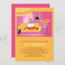 Invitación virtual Bebé o Ducha nupcial, cumpleaño