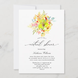invitación virtual de baby shower de campos amaril
