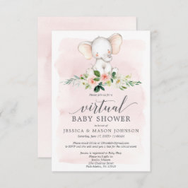 Invitación virtual de Baby Shower para Elefantes R