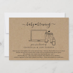 Invitación virtual de Baby Shower para la elaborac