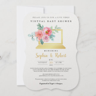 Invitación virtual de Baby Shower VB10