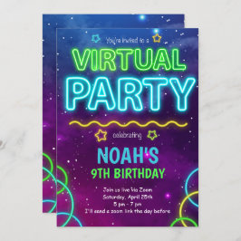 Invitación virtual de cumpleaños